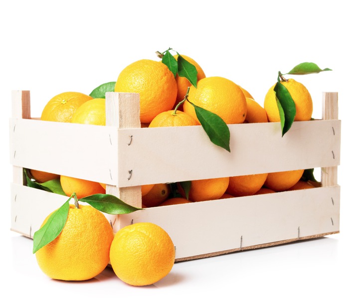 Caixote de laranja